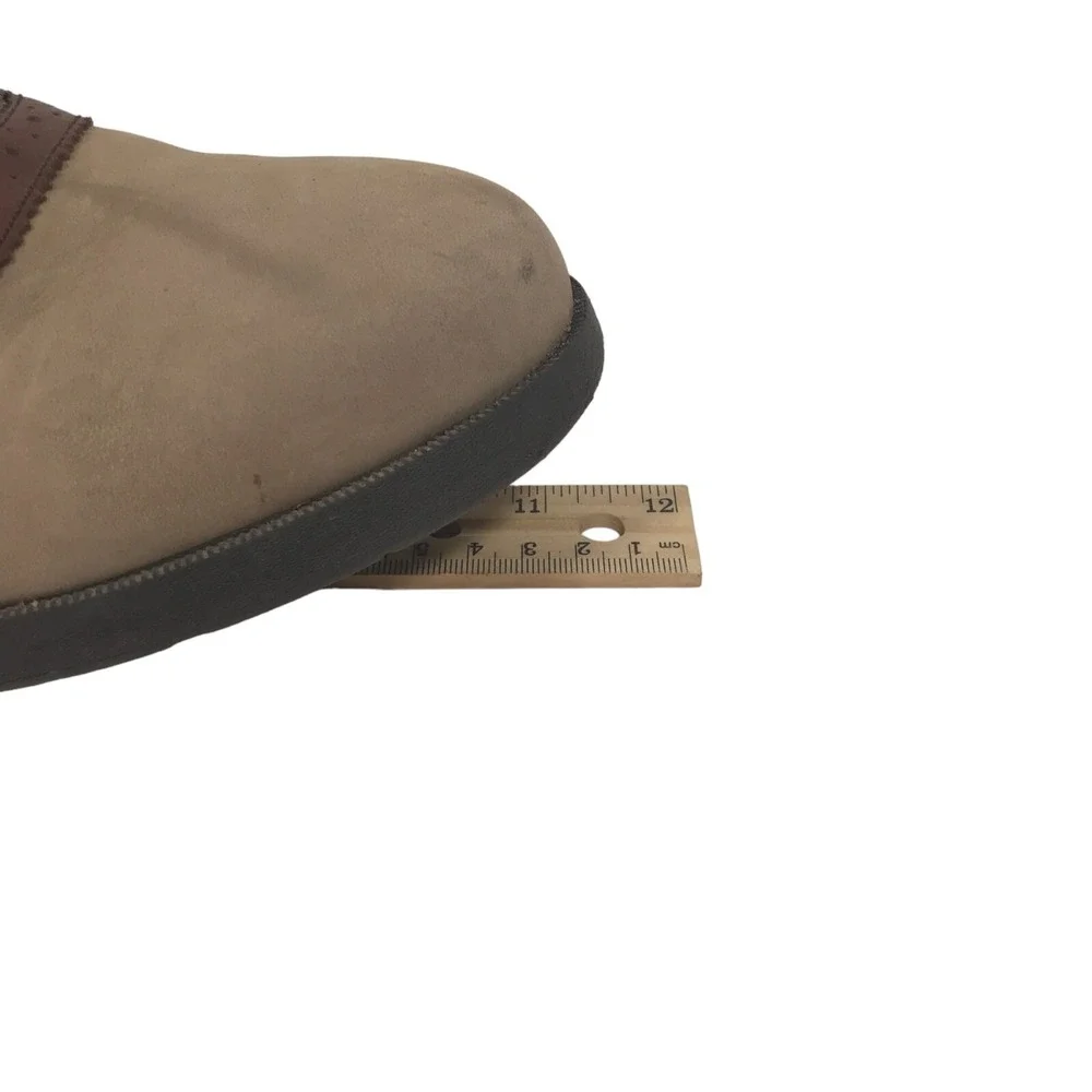 FootJoy SoftJoys Sierra Mens US 9M‎ Brown Tan Golf Shoes Plastic Spikes
